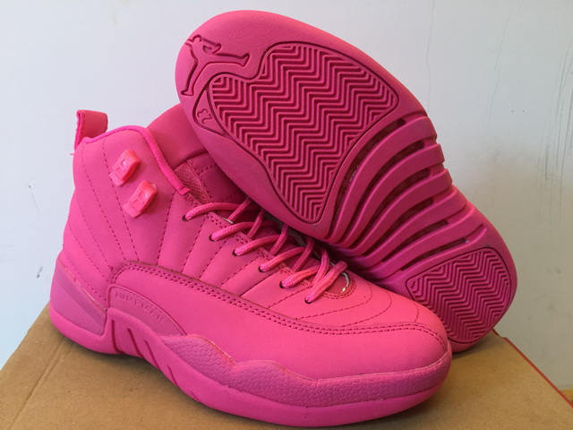 Women Jordan Shoes 12 Grade AAA All Pink [Women Cheap Jordans 12 12]